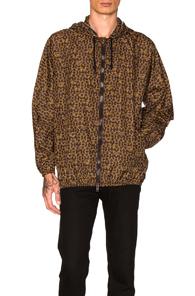 Givenchy Printed Lightweight Jacket In Abstract,brown,geometric Print,yellow