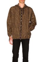 Givenchy Printed Lightweight Jacket In Abstract,brown,geometric Print,yellow
