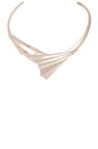 Givenchy Folded Metal Choker In Metallics