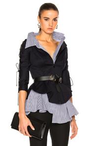 Monse Cotton Canvas Jacket In Blue