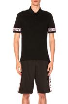 Givenchy Logo Band Polo In Black