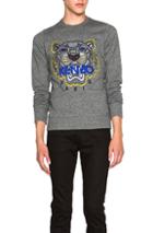 Kenzo Icons Tiger Sweatshirt In Gray