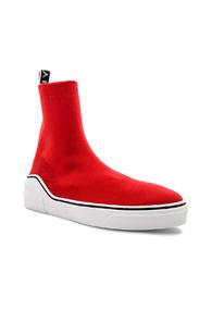 Givenchy George V Mid Sock Sneakers In Red