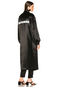 Jil Sander Logo Robe In Black