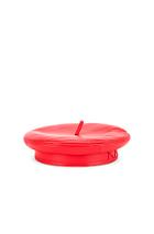 Ruslan Baginskiy Leather Cap In Red