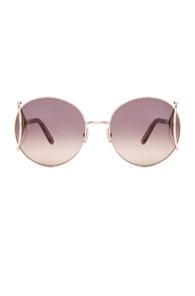 Chloe Jackson Sunglasses In Metallics