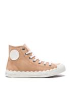 Chloe Suede Kyle Sneakers In Neutrals