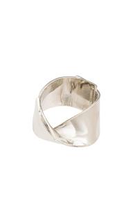 Proenza Schouler Cast Thick Ribbon Bangle In Metallics