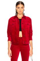 Rag & Bone/jean Oversized Jacket In Red