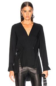 Rag & Bone Debbie Top In Black