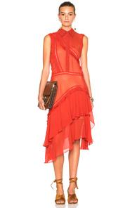 Preen Line Greta Dress In Red