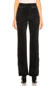 Laurel & Mulholland Gypsy Thieves High Waist Pant In Black