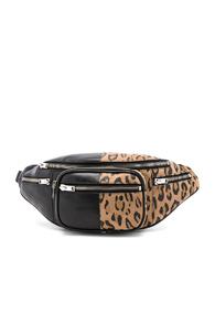 Alexander Wang Attica Soft Fanny Pack In Black,animal Print