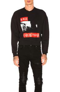Enfants Riches Deprimes Live In Paris Sweatshirt In Black