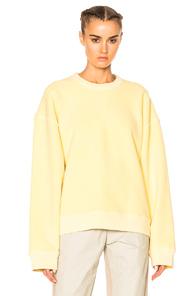 Yeezy Season 3 Stretch French Terry Rib Crewneck In Yellow