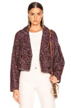 Ulla Johnson Helio Jacket In Purple