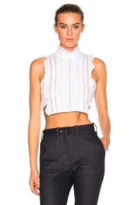 Marissa Webb Yvette Dickie Top In White