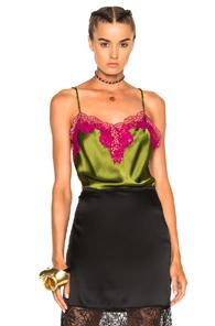 Marques ' Almeida Slip Top In Green