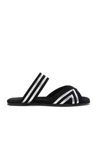 Alumnae Suede Mignon Slides In Black