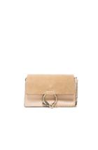 Chloe Small Leather Faye Bag In Neutrals