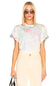 Stella Mccartney Tie Dye Tee Shirt In Ombre & Tie Dye,pink
