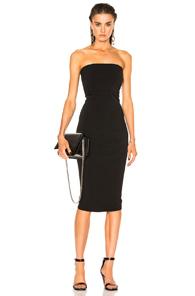 Rick Owens Strapless Dress In Black