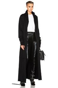 Unravel Terry Hooded Boxing Robe In Black