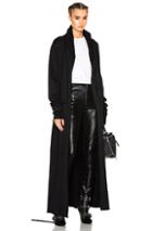 Unravel Terry Hooded Boxing Robe In Black