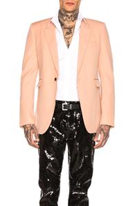 Saint Laurent Blazer In Pink