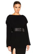 Loewe Double Layer Sweater In Black