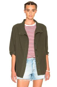 The Great Slouchy Army Jacket In Green