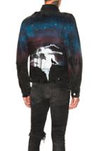 Amiri Airbrush Trucker In Black