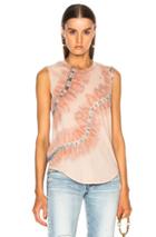 Raquel Allegra Muscle Tee In Neutrals,ombre & Tie Dye