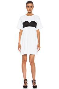 Opening Ceremony Kani Cotton T-shirt Bustier Dress In White