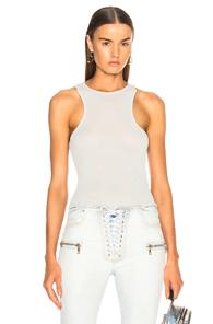 Unravel Racer Tank Top In Green