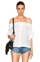 Sea Off The Shoulder Top In White