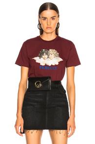 Fiorucci Vintage Angels Tee In Red