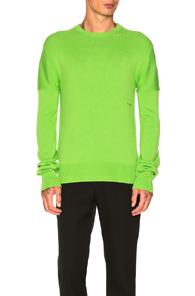 Calvin Klein 205w39nyc Sweater In Green