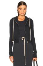 Drkshdw By Rick Owens Reg Hoodie In Blue