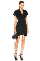 Alexandre Vauthier Japanese Crepe Blazer Dress In Black