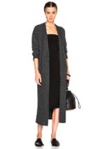 Jenni Kayne Long Sweater Coat In Gray