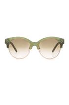 Chloe Boxwood Sunglasses In Green