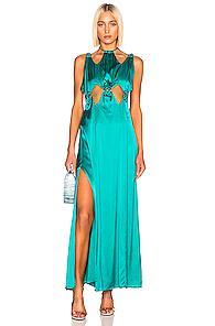 Cult Gaia Sabine Dress In Green