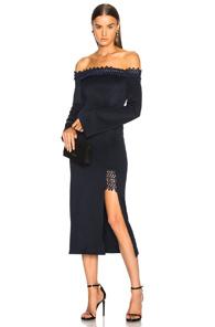 Galvan Aguafina Dress In Blue