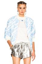 Adidas By Alexander Wang Reversible Bomber In White