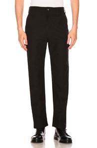 Engineered Garments Cotton Double Cloth Logger Pants In Black