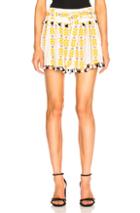Dodo Bar Or Ariana Mini Skirt In Abstract,black,yellow,white