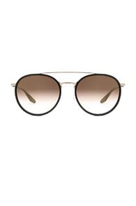Barton Perreira Justice Sunglasses In Brown
