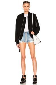Unravel For Fwrd Bomber Jacket In Black
