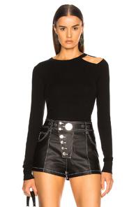 Equipment Adair Cutout Rib Crew In Black
